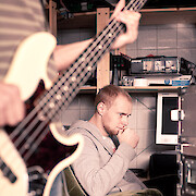 Aufnahmesession im Proberaum